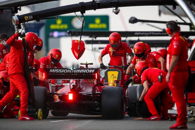 55 Carlos Sainz ESP, Scuderia Ferrari Mission Winnow , F1 Grand Prix of Qatar at Losail International Circuit on November 20, 2021 in Doha, Qatar Photo by HOCH ZWEI Doha Qatar