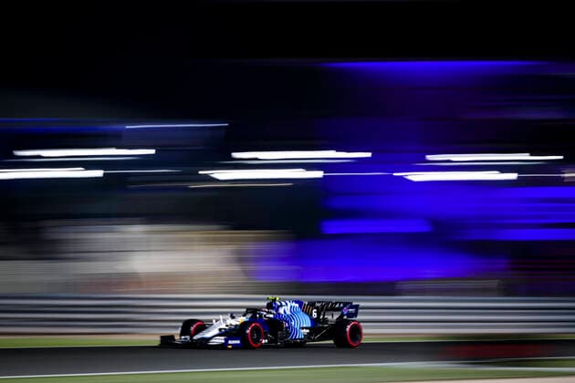 6 Nicholas Latifi CAN, Williams Racing , F1 Grand Prix of Qatar at Losail International Circuit on November 20, 2021 in Doha, Qatar Photo by HOCH ZWEI Doha Qatar