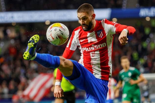 Atletico Madrid s midfielder Yannick Carrasco in action during the Spanish LaLiga soccer match between Atletico Madrid and Club Atletico Osasuna held at Wanda Metropolitano stadium in Madrid, Spain, 20 November 2021. Atletico Madrid vs. CA Osasuna !ACHTUNG: NUR REDAKTIONELLE NUTZUNG!  Copyright: xMariscalx GRAF7047 20211120-20946bfcd058a3430529bf1e3173561fc006ad14