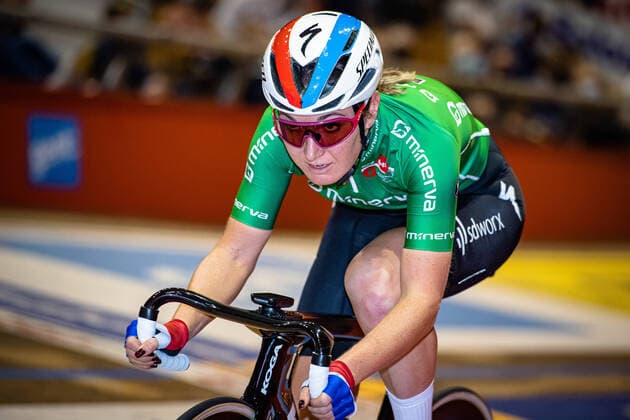 Track cycling world champion Amy Pieters is in an induced coma after a fall