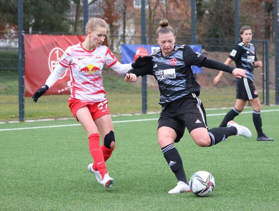 21 11 2021 Football Season 2021 2022 2 Women Football Bundesliga 10 Matchday 1 FC Nürnberg FCN Club RB Leipzig Sportfoto Zink DaMa Marlene Müller Mueller 27, RB Leipzig RBL Women Jessica May 6, 1 FC Nürnberg FCN