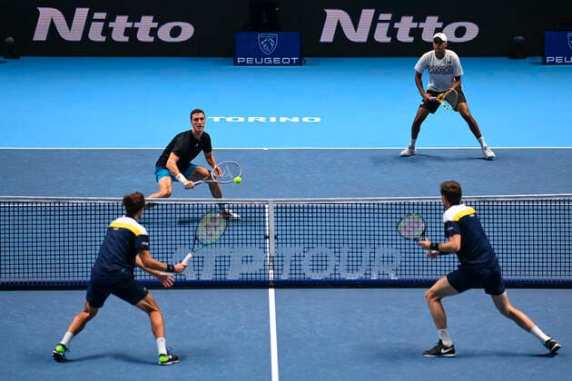 Tennis, ATP Finals in Turin, Doubles Final, Herbert Mahut - Ram Salisbury