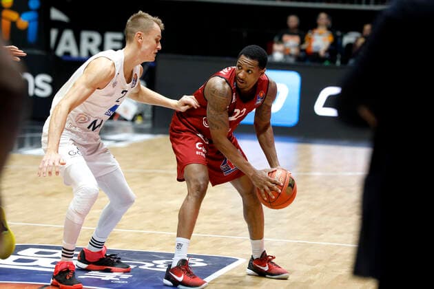 21 11 2021, easyCredit Basketball Bundesliga, BBL, 2021 2022 season, men, Chemnitz Niners MLP Academics Heidelberg Gerald Robinson, Niners Chemnitz Chemnitz Fair Chemnitz Saxony Germany