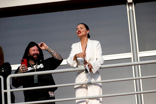 Formula 1, Adriana Lima attends Qatar GP in Losail