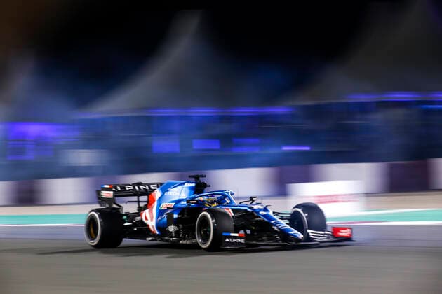 14 Fernando Alonso ESP, Alpine F1 Team , F1 Grand Prix of Qatar at Losail International Circuit on November 21, 2021 in Doha, Qatar Photo by HOCH ZWEI Doha Qatar