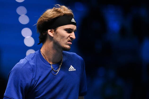 Photo Marco Alpozzi LaPresse November 21, 2021 Turin (Italy) Tennis Nitto ATP, Tennis Herren Finals - men s singles - finals Alexander Zverev Vs Daniil Medvedev In the pic: Alexander Zverev (Germany)  Copyright: xMarcoxAlpozzi LaPressex