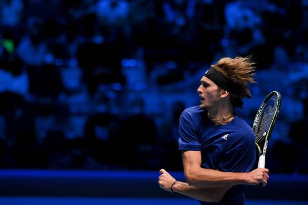 Photo Marco Alpozzi LaPresse November 21, 2021 Turin (Italy) Tennis Nitto ATP, Tennis Herren Finals - men s singles - finals Alexander Zverev Vs Daniil Medvedev In the pic: Alexander Zverev (Germany)  Copyright: xMarcoxAlpozzi LaPressex