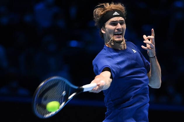 Photo Marco Alpozzi LaPresse November 21, 2021 Turin (Italy) Tennis Nitto ATP, Tennis Herren Finals - men s singles - finals Alexander Zverev Vs Daniil Medvedev In the pic: Alexander Zverev (Germany)  Copyright: xMarcoxAlpozzi LaPressex