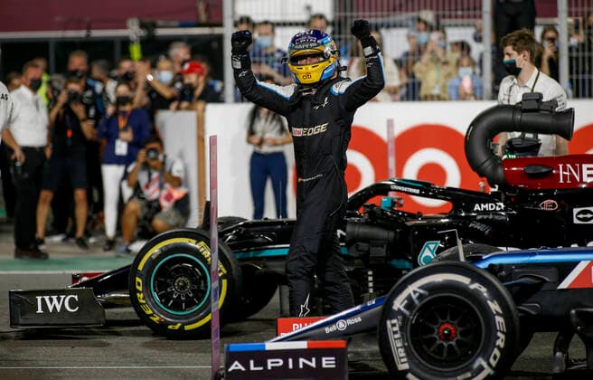 14 Fernando Alonso ESP, Alpine F1 Team , F1 Grand Prix of Qatar at Losail International Circuit on November 21, 2021 in Doha, Qatar Photo by HOCH ZWEI Doha Qatar