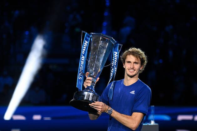 Photo Marco Alpozzi LaPresse November 21, 2021 Turin (Italy) Tennis Nitto ATP, Tennis Herren Finals - men s singles - finals Alexander Zverev Vs Daniil Medvedev In the pic: Alexander Zverev (Germany)  Copyright: xMarcoxAlpozzi LaPressex