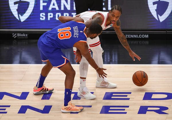 Basketball, NBA, Chicago Bulls - New York Knicks