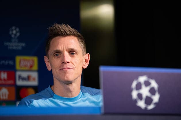 211122 Sören Rieks during a press conference with Malmö FF on November 22, 2021 in Malmö Photo Petter Arvidson BILDBYRAN code PA PA0338 football football soccer football champions league training press conference training practice press conference malmö ff bbeng,  Copyright: PETTERxARVIDSON BB211122PA011