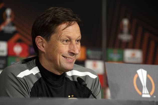 EINDHOVEN Roger Schmidt of PSV during the press conference in the run up to the UEFA Europa League group match against Sturm Graz ANP OLAF KRAAK UEFA Europa League 2021 2022 xVIxANPxSportx xxANPxIVx 441109603