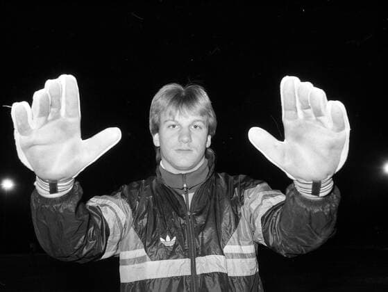 10.12.87 SV Böblingen Sven Scheuer Deutschland, Böblingen, 10.12.1987, Fussball, SV Böblingen: Sven Scheuer. *** 10 12 87 SV Böblingen Sven Scheuer Germany, Böblingen, 10 12 1987, Football, SV Böblingen Sven Scheuer