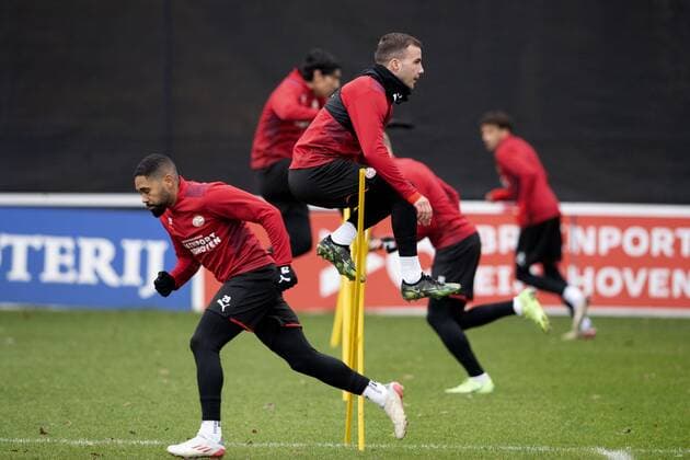 Football, EL, PSV Eindhoven Training