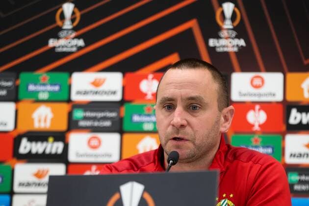 SOCCER - UEFA EL, Rapid vs West Ham VIENNA,AUSTRIA,24.NOV.21 - SOCCER - UEFA Europa League, group stage, SK Rapid Wien vs West Ham United, preview, press conference, PK, Pressekonferenz Rapid. Image shows interim coach Steffen Hofmann (Rapid).  GEPAxpictures xPhilippxBrem