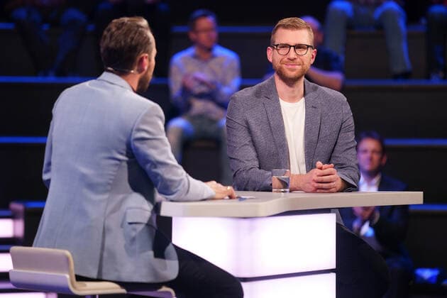 SVEN VOSS, PER MERTESACKER SPORTSTUDIO UEFA CHAMPIONS LEAGUE ZDF MAINZ