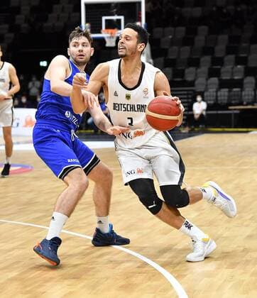 25 11 2021 Basketball International Qualifiers World Cup European Qualifiers Germany Germany vs Estonia Estonia Kristian Kullamae 77, Estonia Dominic Lockhart 3, Germany