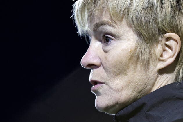 2023 FIFA Women s World Cup Qualifier Group A, Tallaght Stadium, Dublin 25 11 2021 Republic of Ireland vs Slovakia Ireland manager Vera Pauw speaks to the media before the game Vera Pauw speaks to the media before the game 25 11 2021  Copyright: x INPHO LaszloxGeczox LG1_0243