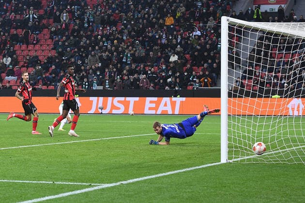 Football Europa League group stage 5 matchday Bayer 04 Leverkusen Celtic Glasgow on 25 11 2021 at BayArena in Leverkusen Goal to 1 2 by Jota Glasgow xRx