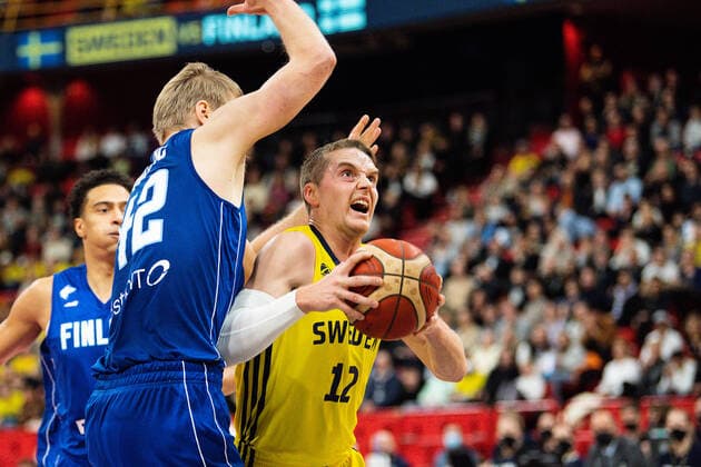 Basketball, World Cup Quali, Sweden - Finland