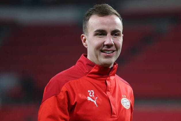 Eindhoven, Netherlands 25 November 2021 Europa League 2021 2022 PSV Eindhoven vs Sturm Graz Mario Goetze Götze PSV Eindhoven Philips Stadion Copyright: xFotostandx xvanxderxVeldenx