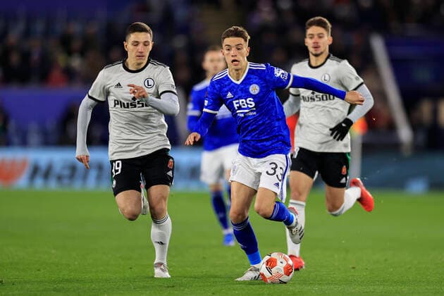 UEFA Europa League Leicester City vs Legia Warsaw Luke Thomas 33 of Leicester City runs into attack Leicester King Power Stadium Leicestershire United Kingdom Copyright: xConorxMolloy NewsxImagesx