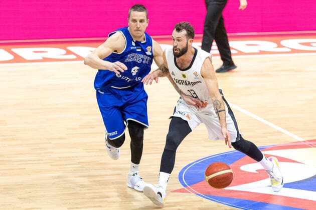 Germany vs Estonia, basketball, World Cup qualifying 2023, Group D, 25 11 2021 Photo EIBNER Guener Santemiz Germany vs Estonia, basketball, World Cup qualifying 2023, Group D, 25 11 2021 Nuremberg Copyright: xEIBNER GuenerxSantemizx EP_GSZ