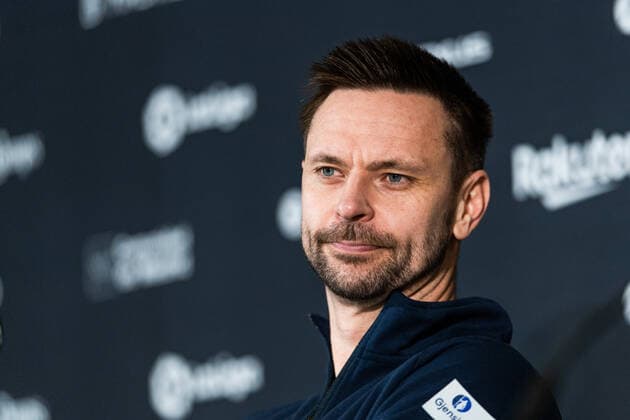 211125 Head coach Robin Söderling of Sweden during the press conference after the Davis Cup Finals group stage tennis match between Canada and Sweden on November 25, 2021 in Madrid Photo Mathias Bergeld BILDBYRAN kod MB MB0271 tennis davis cup davis cup finals davis cup finals 2021 canada sweden bbeng sweden canada press conference,  Copyright: MATHIASxBERGELD BB211125MB096
