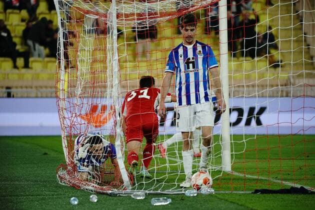 But - Kevin Volland (AS Monaco) FOOTBALL : AS Monaco vs Real Sociedad - Ligue Europa - Monaco - 25 11 2021 NorbertScanella Panoramic 