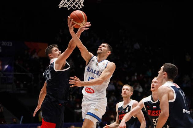 Basketball, World Cup Qualifier, Russia - Italy