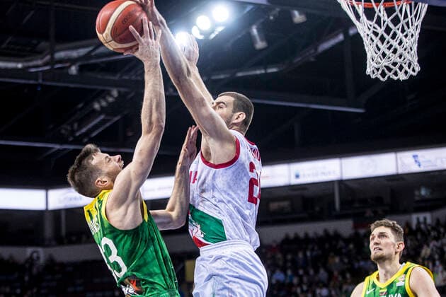 2021-11-26 Klaipeda Lithuania. Lithuania plays vs Bulgaria FIBA World Cup 2023 qualifier in Klaipeda on 26 of November 2021. Klaipeda Lithuania A16I0808  Copyright: xRokasxLukoseviciusx FIBA basketball world cup qualifier