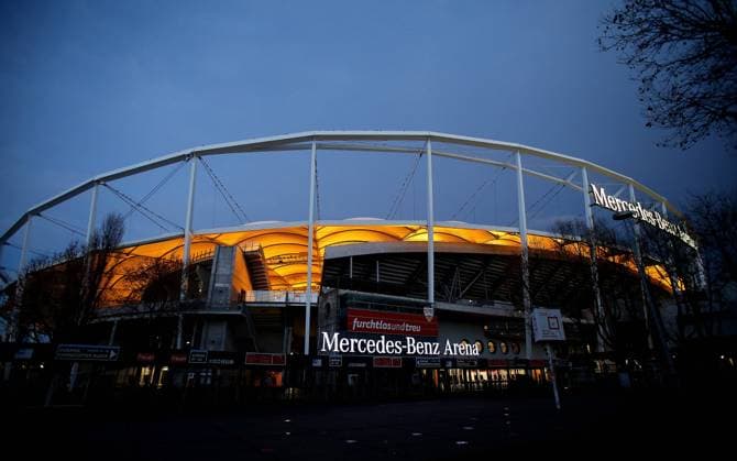 Stuttgart , Football VfB Stuttgart Mercedes Benz Arena