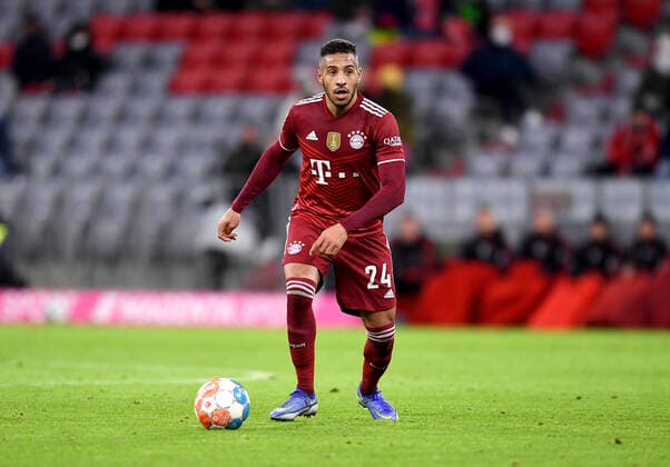 Football 1 Bundesliga Season 2021 2022 13 Matchday FC Bayern Muenchen Arminia Bielefeld 27 11 2021 Corentin Tolisso FC Bayern Muenchen