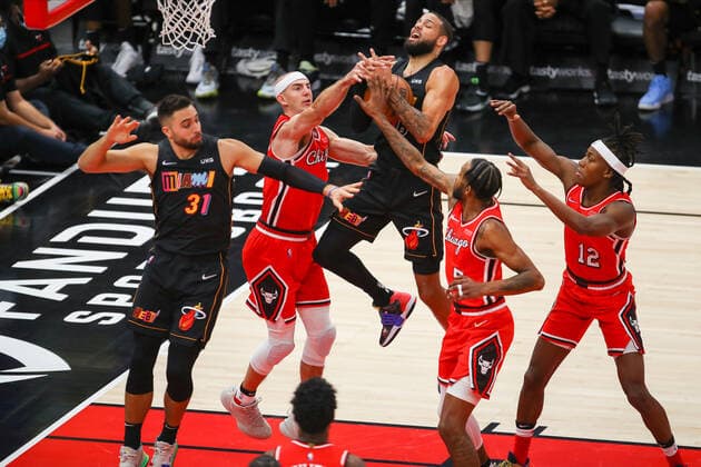 Basketball, NBA, Chicago Bulls - Miami Heat