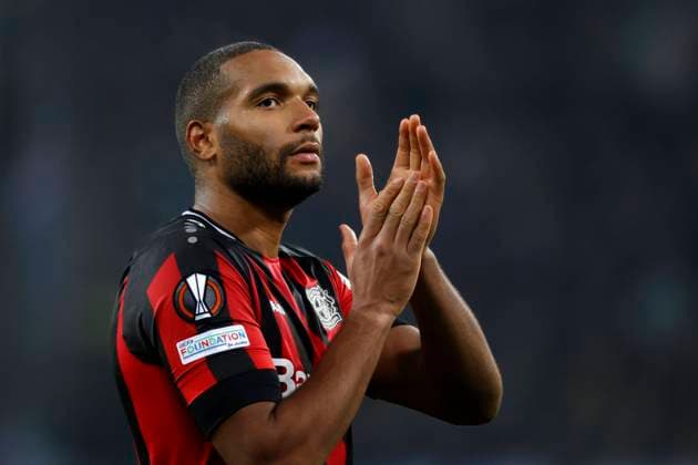 Leverkusen, Germany, UEFA Europa League, Matchday 5 Bayer 04 Leverkusen Celtic Glasgow 3 2 25 11 2021 at Bay Arena in Leverkusen Jonathan TAH LEV