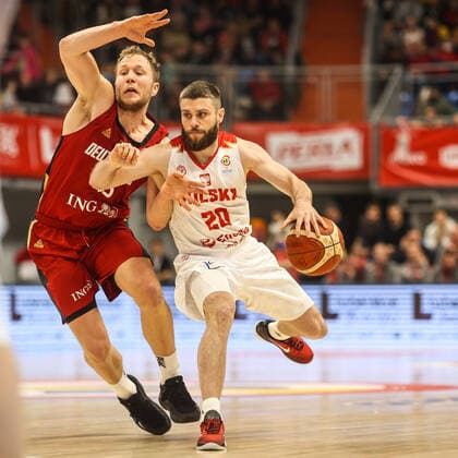 Basketball, WM Quali, Polen - Deutschland 28.11.2021 LUBLIN, HALA GLOBUS¨KOSZYKOWKA (BASKETBALL) , KWALIFIKACJE MISTRZOSTW SWIATA FIBA ( FIBA WORLD CUP QUALIFICATION ) MECZ POLSKA - NIEMCY ( GAME POLAND - GERMANY )¨NZ ANDRZEJ MAZURCZAK¨FOTO LUKASZ GROCHALA CYFRASPORT NEWSPIX.PL --- Newspix.pl  20211128CSLG0027