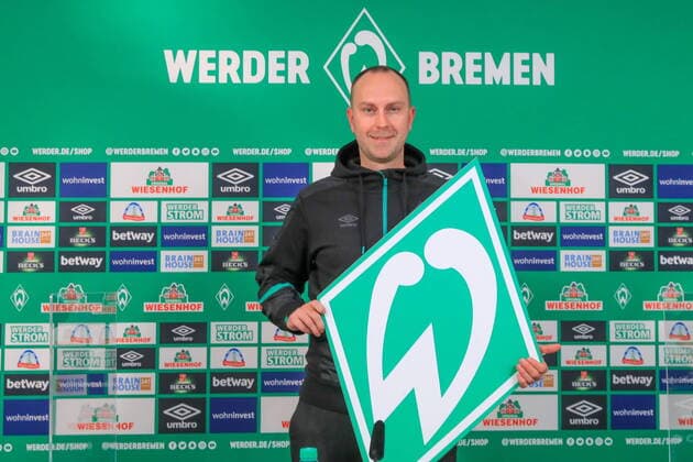 Sport Themen der Woche KW48 Sport Bilder des Tages GER, 2.FBL SV Werder Bremen PK Vorstellung von Ole Werner (Cheftrainer Werder Bremen) 29.11.2021, wohninvest WESERSTADION , Bremen, GER, 2.FBL SV Werder Bremen PK Vorstellung von Ole Werner (Cheftrainer Werder Bremen) Ole Werner (Cheftrainer Werder Bremen) stellt sich in Bremen vor. *** GER, 2 FBL SV Werder Bremen PK Presentation of Ole Werner Head Coach Werder Bremen 29 11 2021, wohninvest WESERSTADION , Bremen, GER, 2 FBL SV Werder Bremen PK Presentation of Ole Werner Head Coach Werder Bremen Ole Werner Head Coach Werder Bremen introduces himself in Bremen nordphotoxGmbHx xStoever nph00401