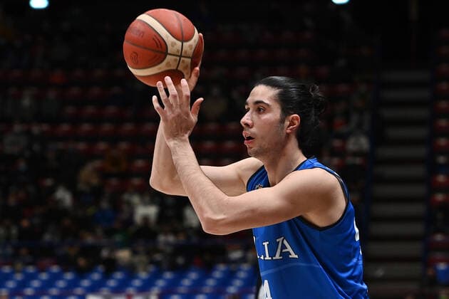 Basketball, WM Quali, Italien - Niederlande Db Milano 29 11 2021 - qualificazioni Mondiali 2023 di basket Italia-Olanda foto Daniele Buffa Image nella foto: Davide Alviti 