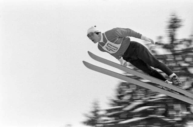 Skier Tonu Haljand 6072190 10.01.1968 Soviet Nordic combined athlete, ski jumper and skier Tonu Haljand. V. Shandrin Russia  Copyright: xV.xShandrinx