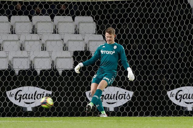 A Nubel (AS Monaco) FOOTBALL : Angers Vs Monaco - Ligue 1 - 01 12 2021 MichaelBaucher Panoramic 