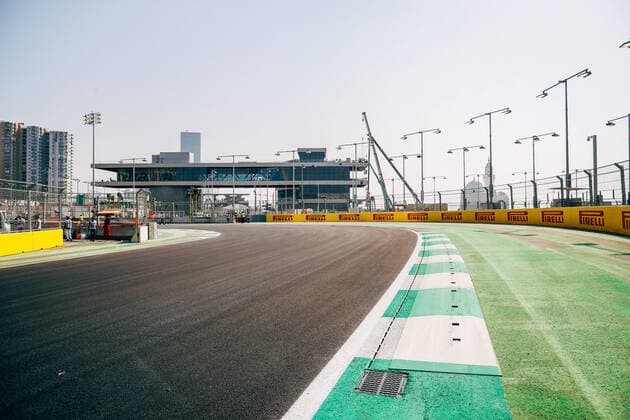 illustration track during the Formula 1 stc Saudi Arabian Grand Prix 2021, 21th round of the 2021 FIA Formula One World Championship, WM, Weltmeisterschaft from December 3 to 5, 2021 on the Jeddah Corniche Circuit, in Jeddah, Saudi Arabia - F1 - SAUDI ARABIAN GRAND PRIX 2021 DPPI Panoramic  00121043__V2_3114