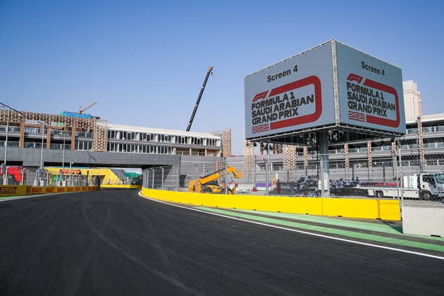 Track illustration during the Formula 1 stc Saudi Arabian Grand Prix 2021, 21th round of the 2021 FIA Formula One World Championship, WM, Weltmeisterschaft from December 3 to 5, 2021 on the Jeddah Corniche Circuit, in Jeddah, Saudi Arabia - F1 - SAUDI ARABIAN GRAND PRIX 2021 DPPI Panoramic  20211202_GOODEN_FG0O0023