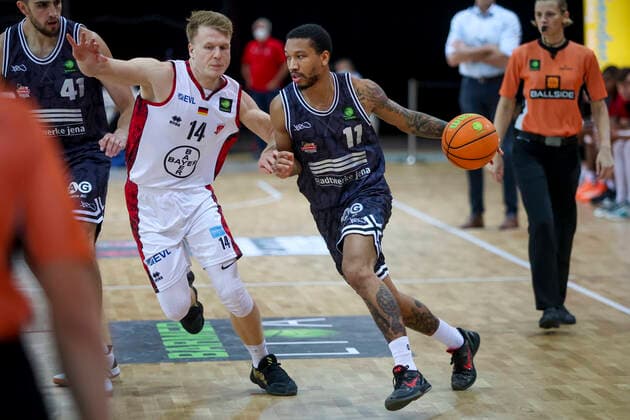 Basketball, 2. BL ProA, Bayer Giants Leverkusen - Medipolis SC Jena