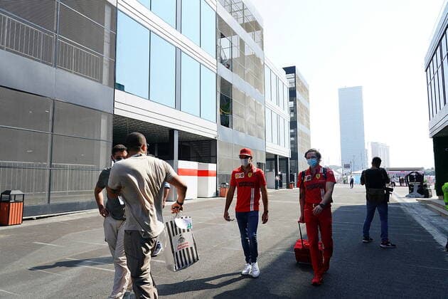 Formula 1 Grand Prix of Saudi Arabia 02 12 2021, Jeddah Corniche Circuit, Jeddah, Formula 1 Grand Prix of Saudi Arabia ,in the picture overview of the track in Jeddah, Carlos Sainz Jr ESP , Scuderia Ferrari Mission Winnow nordphotoxGmbHx xBratic nph00250