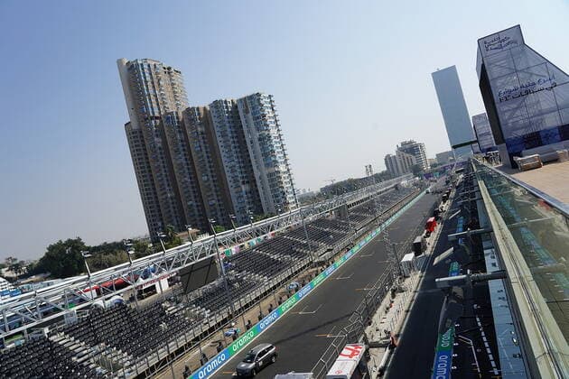 Formula 1 Saudi Arabia Grand Prix 02 12 2021, Jeddah Corniche Circuit, Jeddah, Formula 1 Saudi Arabia Grand Prix ,in the picture overview of the track in Jeddah. nordphotoxGmbHx xBratic nph00250