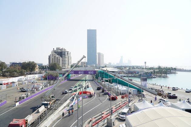 Formula 1 Saudi Arabia Grand Prix 02 12 2021, Jeddah Corniche Circuit, Jeddah, Formula 1 Saudi Arabia Grand Prix ,in the picture overview of the track in Jeddah. nordphotoxGmbHx xBratic nph00250