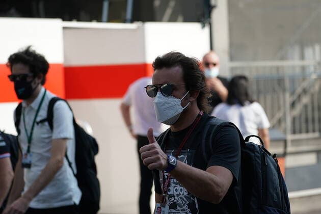 Formula 1 Saudi Arabia Grand Prix 02 12 2021, Jeddah Corniche Circuit, Jeddah, Formula 1 Saudi Arabia Grand Prix ,pictured Fernando Alonso ESP , Alpine F1 Team nordphotoxGmbHx xBratic nph00250