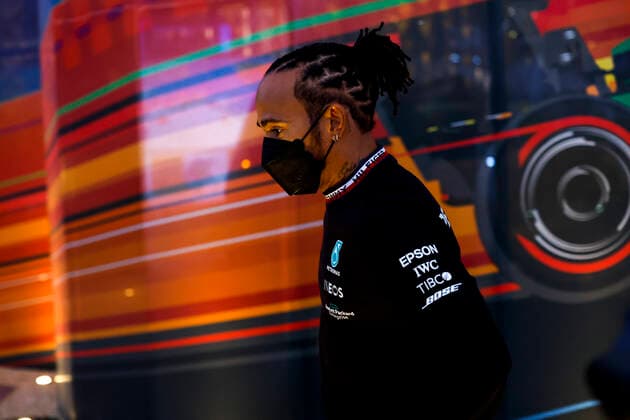 44 Lewis Hamilton GBR, Mercedes AMG Petronas F1 Team , F1 Grand Prix of Saudi Arabia at Jeddah Corniche Circuit on December 2, 2021 in Jeddah, Saudi Arabia Photo by HOCH ZWEI Jeddah Saudi Arabia