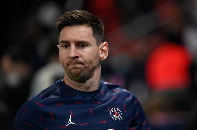 PSG OGC NICE 2021 Lionel Messi during the match of the 16th day of Ligue 1, between Paris Saint-Germain and OGC Nice, at the Parc des Princes, on December 1st 2021  JulienxMattiax xLexPictorium LePictorium_0256491